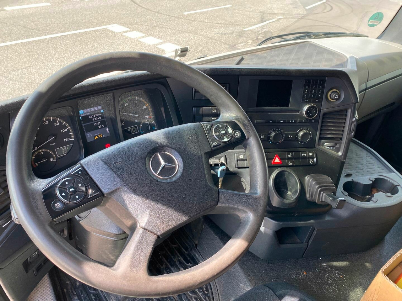 Kraanaga veoauto, Madelveok/ Platvormveok Mercedes-Benz Arocs 2545 L/6x2/4 Arocs 2545 L/6x2/4, Atlas Kran, 145.2-A19 VB, 9,4m-1.51 to, Lenkachse, entlastbar, Retarder, Klima,: pilt 9