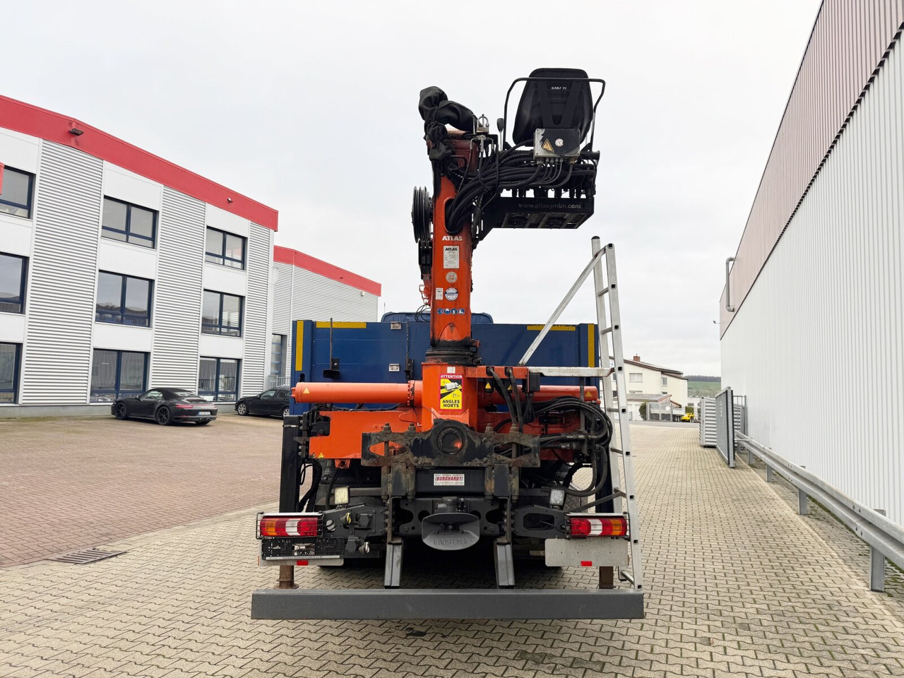 Kraanaga veoauto, Madelveok/ Platvormveok Mercedes-Benz Arocs 2642 6x4 Arocs 2642 6x4 mit Heckkran Atlas AK 186.3 V-2: pilt 11