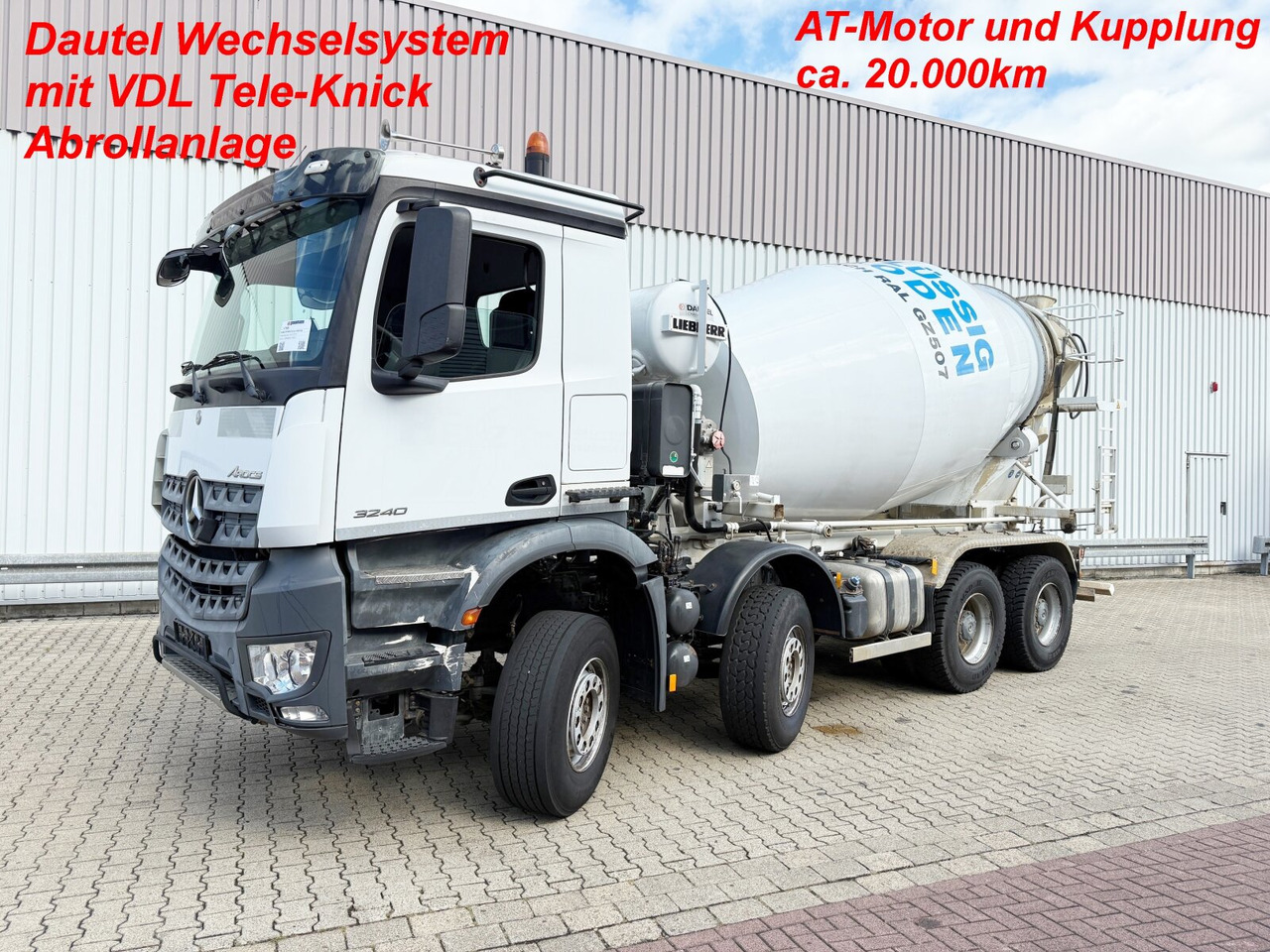 Mercedes-Benz Arocs 3240 8x4 Arocs 3240 8x4, 9 cbm Liebherr HTM 904 F - Autobetoonisegisti: pilt 1 Mercedes-Benz Arocs 3240 8x4 Arocs 3240 8x4, 9 cbm Liebherr HTM 904 F - Autobetoonisegisti: pilt 1