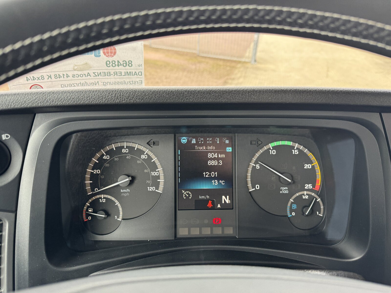 Mercedes-Benz Arocs 4148 K 8x4/4 Arocs 4148 K 8x4/4/45, Turbo-Retarder-Kupplung, Grounder - Konkstõstukiga veoauto: pilt 5 Mercedes-Benz Arocs 4148 K 8x4/4 Arocs 4148 K 8x4/4/45, Turbo-Retarder-Kupplung, Grounder - Konkstõstukiga veoauto: pilt 5