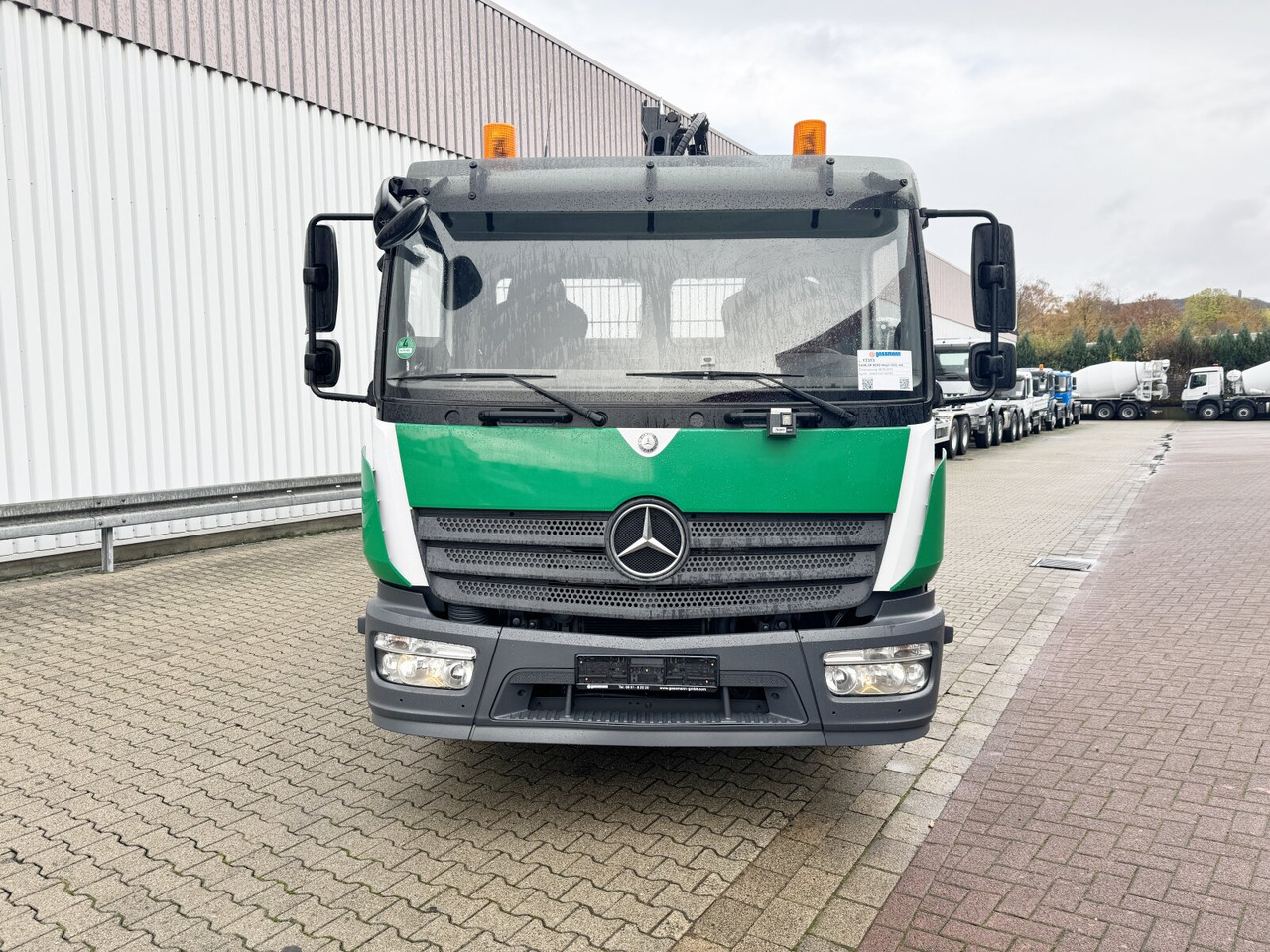 Kraanaga veoauto, Madelveok/ Platvormveok Mercedes-Benz Atego 1223 L 4x2 Atego 1223 L 4x2 mit Heckkran Atlas 88.3-A2L, Funk: pilt 9