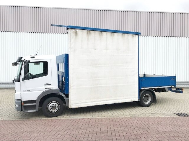 Madelveok/ Platvormveok, Kraanaga veoauto Mercedes-Benz Atego 1224 L 4x2 Atego 1224 L 4x2 Glastransporter, gegen Aufpreis Heckkran Fassi F95A21: pilt 13