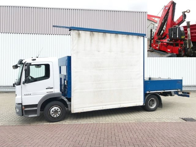 Mercedes-Benz Atego 1224 L 4x2 Atego 1224 L 4x2 Glastransporter, gegen Aufpreis Heckkran Fassi F95A21 - Madelveok/ Platvormveok, Kraanaga veoauto: pilt 1 Mercedes-Benz Atego 1224 L 4x2 Atego 1224 L 4x2 Glastransporter, gegen Aufpreis Heckkran Fassi F95A21 - Madelveok/ Platvormveok, Kraanaga veoauto: pilt 1