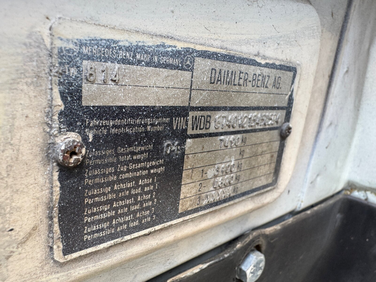 Mercedes-Benz LK 814 4x2 LK 814 4x2, 6-Zylinder, City-Abroller - Konkstõstukiga veoauto: pilt 3 Mercedes-Benz LK 814 4x2 LK 814 4x2, 6-Zylinder, City-Abroller - Konkstõstukiga veoauto: pilt 3