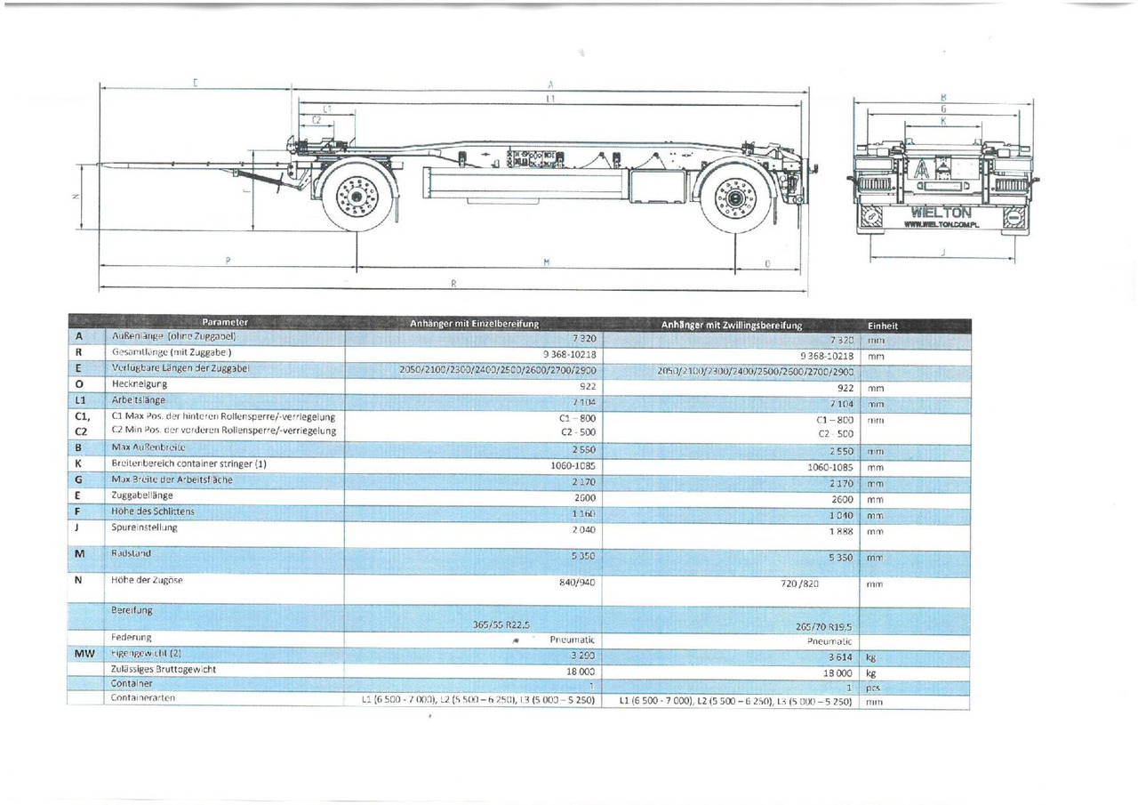 PS2H M3 PS2H M3 Schlitten-Abrollanhänger - Multilift/ Liftdumper haagis: pilt 4 PS2H M3 PS2H M3 Schlitten-Abrollanhänger - Multilift/ Liftdumper haagis: pilt 4