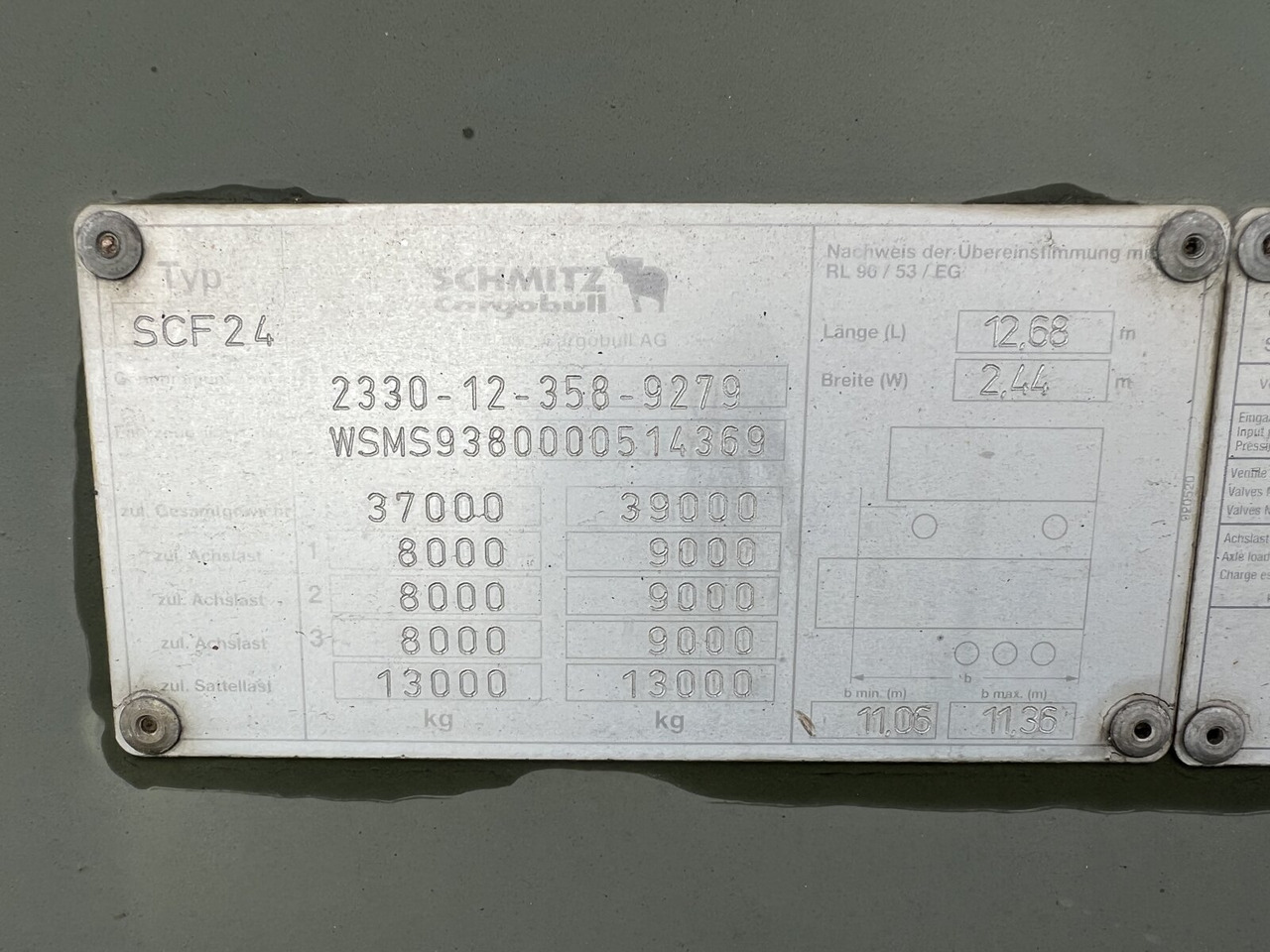 Poolhaagis Schmitz Cargobull SCF 24 Containerchassis SCF 24 Containerchassis, 2x20/20/30/40ft, Ex-!: pilt 15