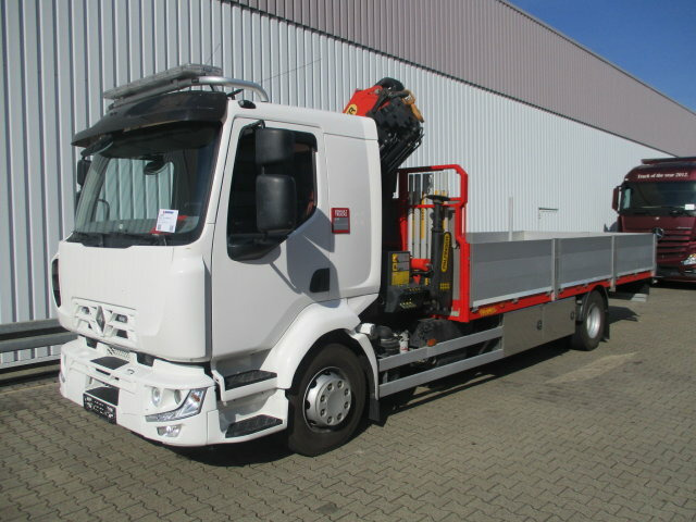 Renault Midlum 220 DXi 4x2 Midlum 220 DXi 4x2 mit Kran Palfinger PK 11001 - Kraanaga veoauto, Madelveok/ Platvormveok: pilt 1 Renault Midlum 220 DXi 4x2 Midlum 220 DXi 4x2 mit Kran Palfinger PK 11001 - Kraanaga veoauto, Madelveok/ Platvormveok: pilt 1