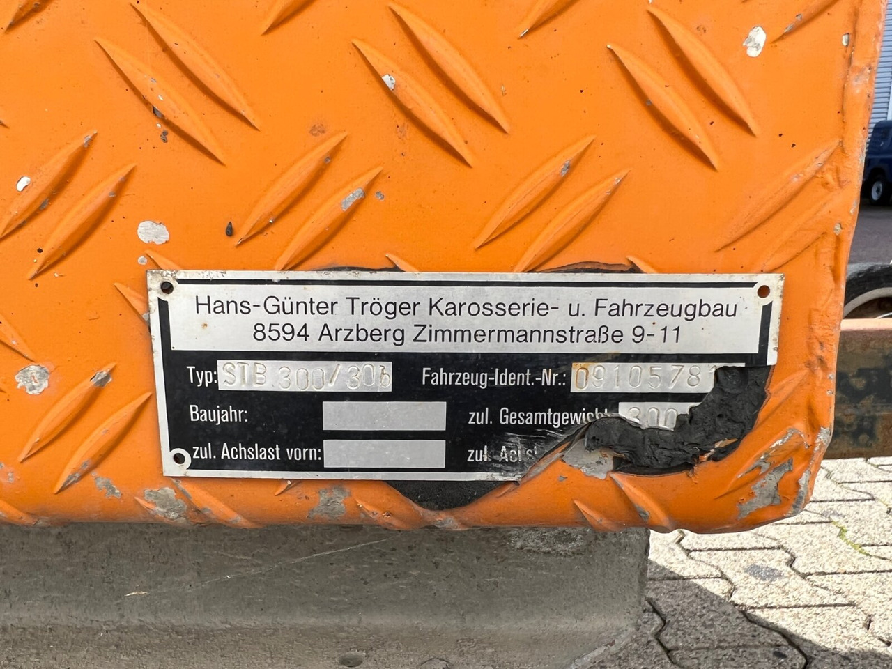 STB 300/30B STB 300/30B - Ehitustehnika haagis: pilt 3 STB 300/30B STB 300/30B - Ehitustehnika haagis: pilt 3