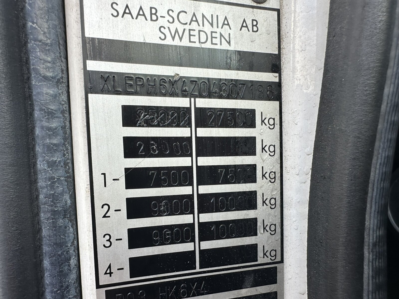 Scania P93 HK 250 6x4L P93 HK 250 6x4L, Abrollkipper - Konkstõstukiga veoauto: pilt 3 Scania P93 HK 250 6x4L P93 HK 250 6x4L, Abrollkipper - Konkstõstukiga veoauto: pilt 3