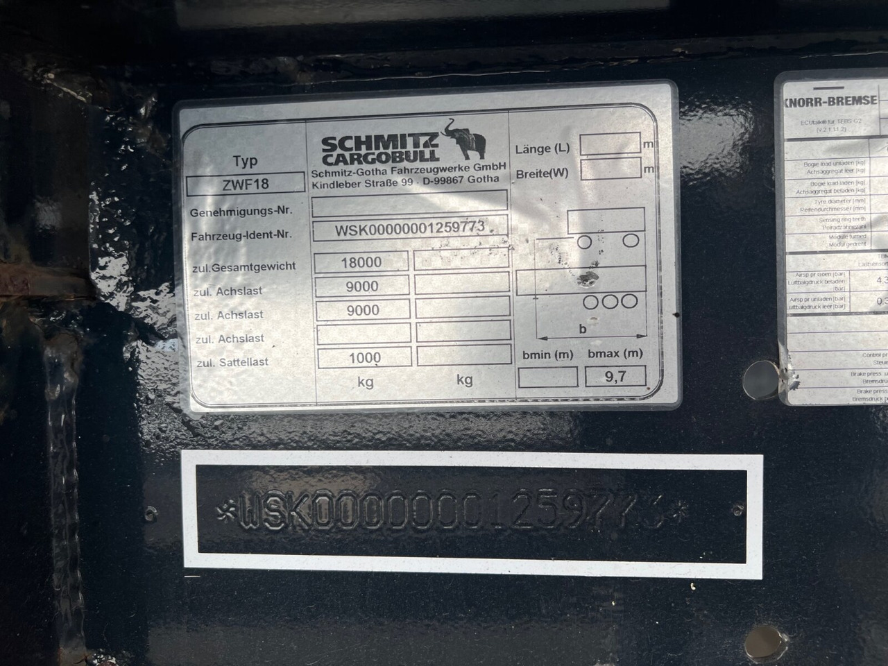 Tenthaagis Schmitz Cargobull ZWF 18 ZWF 18: pilt 10