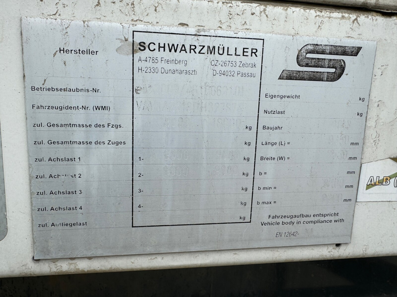 Schwarzmüller AZ 18 AZ 18 - Platvormhaagis/ Madelhaagis: pilt 3 Schwarzmüller AZ 18 AZ 18 - Platvormhaagis/ Madelhaagis: pilt 3