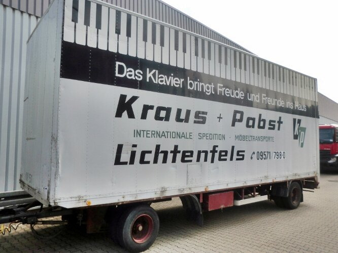 Sommer - - Sommer AC 160 TL, Möbelkofferanhänger, LBW, 55cbm - Furgoonjärelhaagis: pilt 1 Sommer - - Sommer AC 160 TL, Möbelkofferanhänger, LBW, 55cbm - Furgoonjärelhaagis: pilt 1