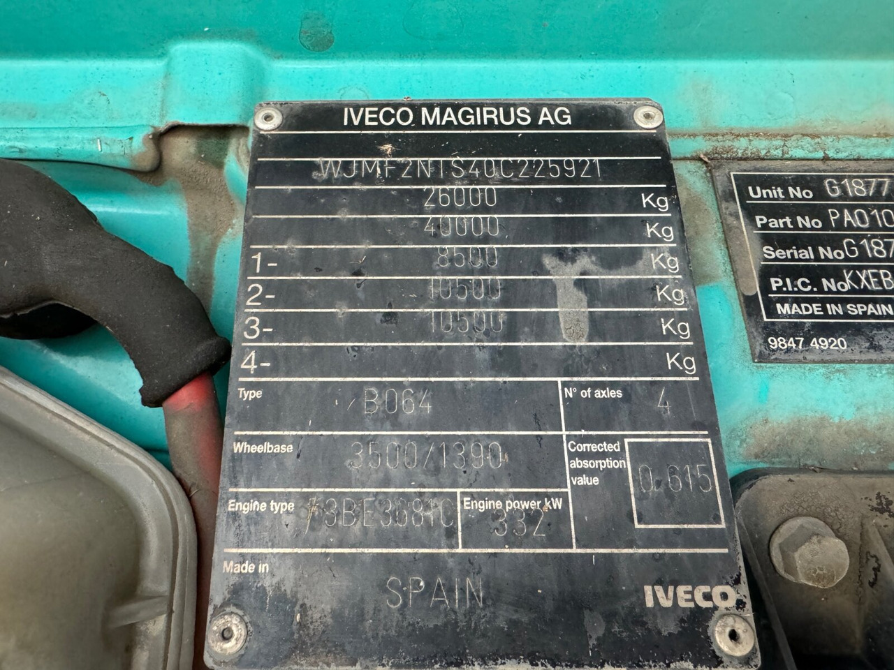 Trakker AD260T45W 6x6 Trakker AD260T45W 6x6 - Kabiinišassiiga veoauto: pilt 5 Trakker AD260T45W 6x6 Trakker AD260T45W 6x6 - Kabiinišassiiga veoauto: pilt 5