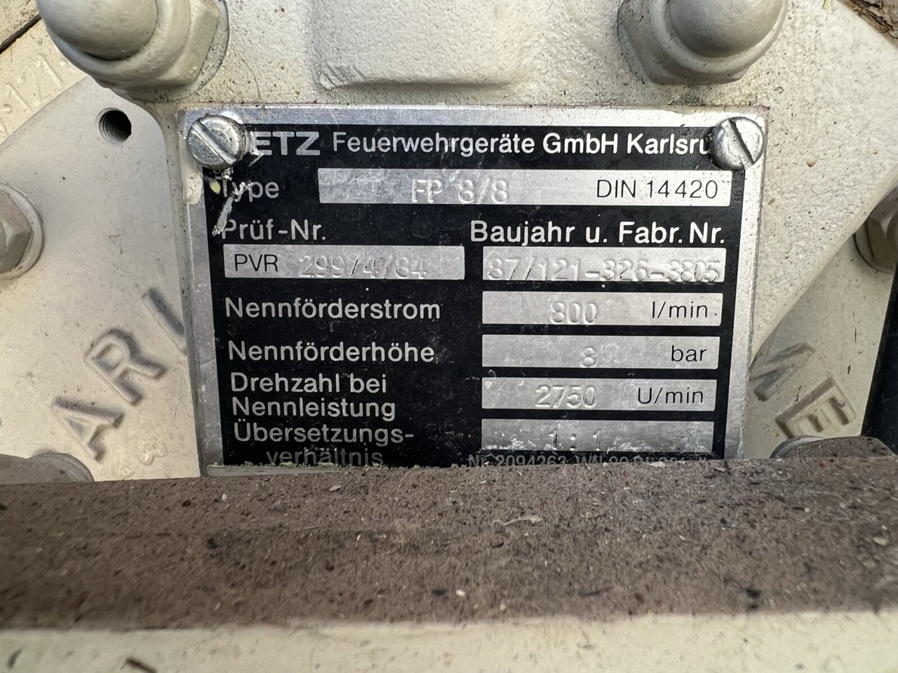 Unimog U 1300 L 435/11 4x4 U 1300 L 435/11 4x4, Bundeswehr-Feuerwehr - Tuletõrjeauto: pilt 2 Unimog U 1300 L 435/11 4x4 U 1300 L 435/11 4x4, Bundeswehr-Feuerwehr - Tuletõrjeauto: pilt 2