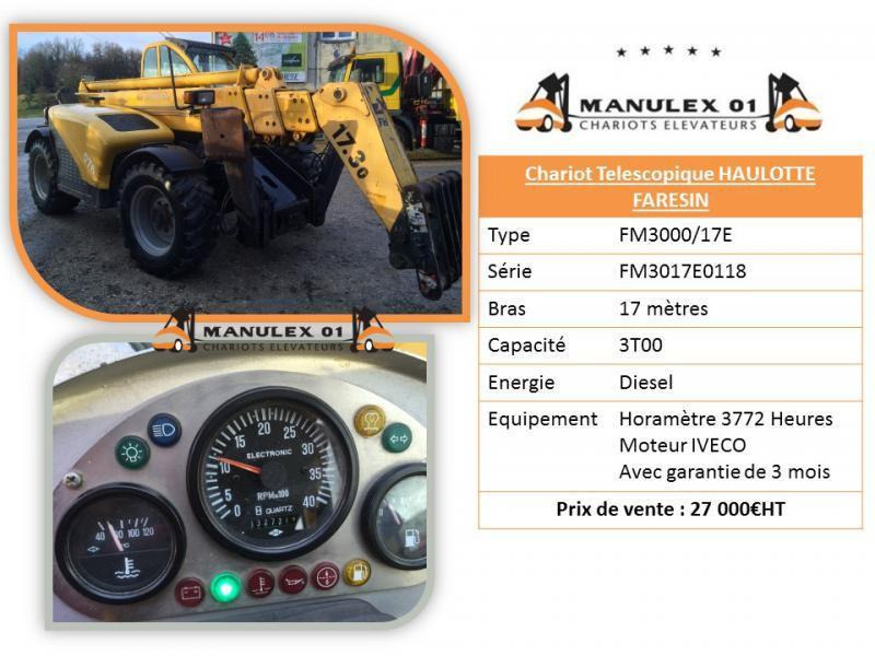 Faresin-Haulotte FM3000/17E - Ebatasasel maastikul kohanduv kahveltõstuk: pilt 2 Faresin-Haulotte FM3000/17E - Ebatasasel maastikul kohanduv kahveltõstuk: pilt 2