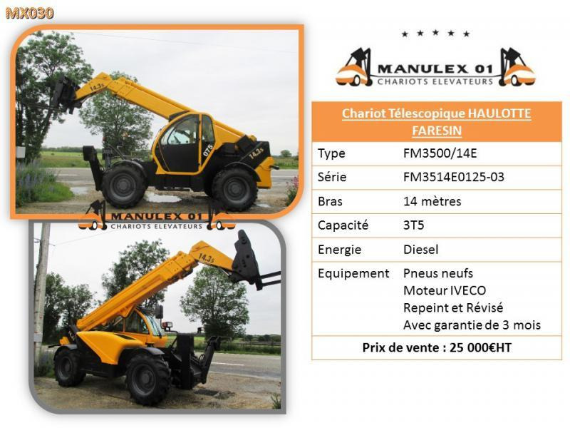 Haulotte FM3500/14E - Ebatasasel maastikul kohanduv kahveltõstuk: pilt 5 Haulotte FM3500/14E - Ebatasasel maastikul kohanduv kahveltõstuk: pilt 5