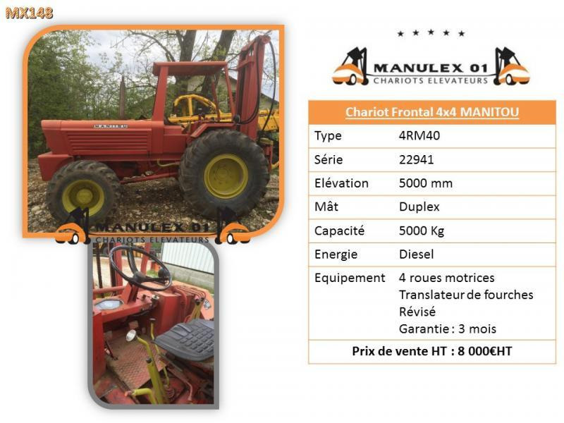 Manitou 4RM40 - Ebatasasel maastikul kohanduv kahveltõstuk: pilt 4 Manitou 4RM40 - Ebatasasel maastikul kohanduv kahveltõstuk: pilt 4