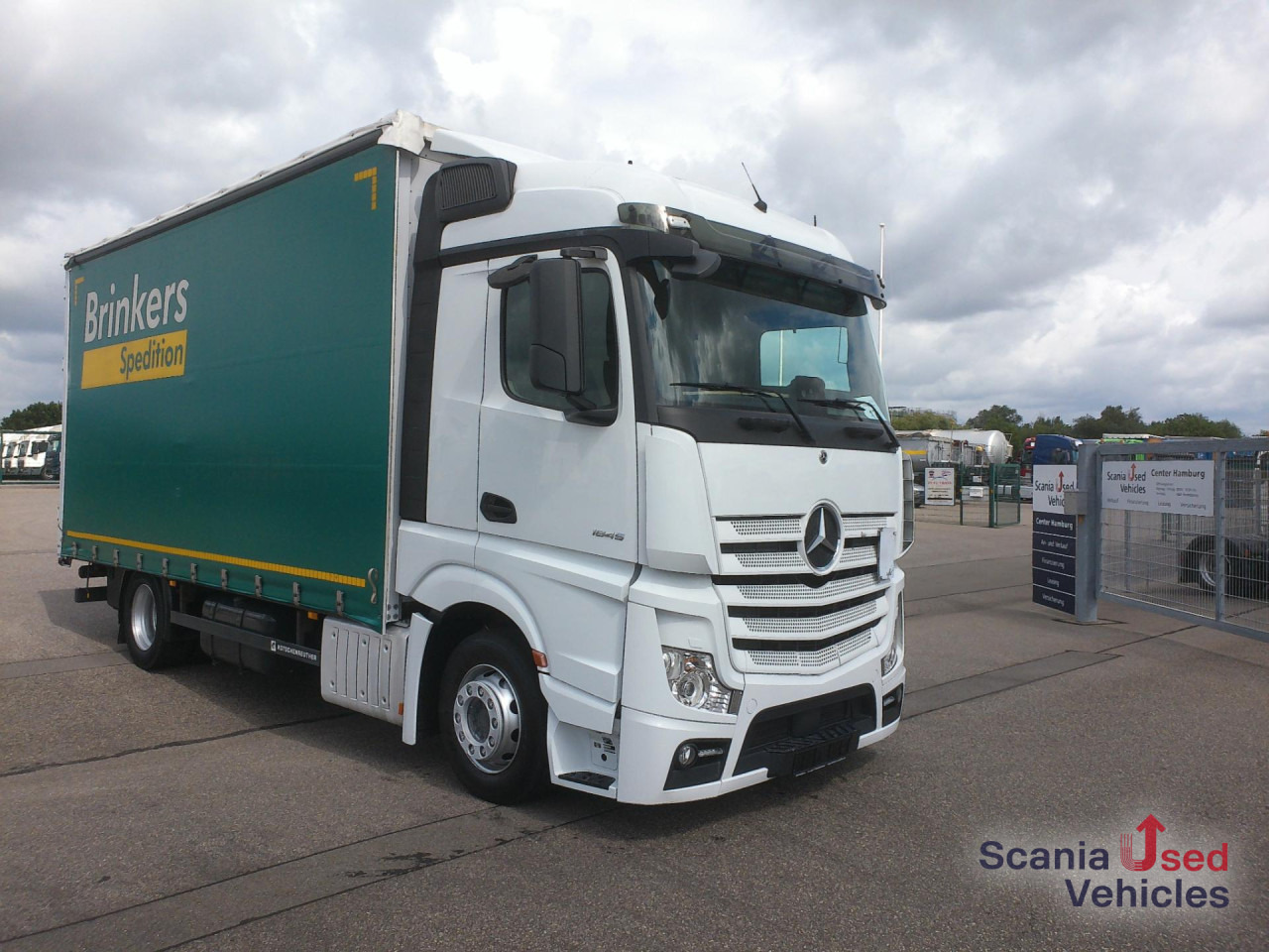 MERCEDES-BENZ Actros 1845 L - Tent veoauto: pilt 1 MERCEDES-BENZ Actros 1845 L - Tent veoauto: pilt 1