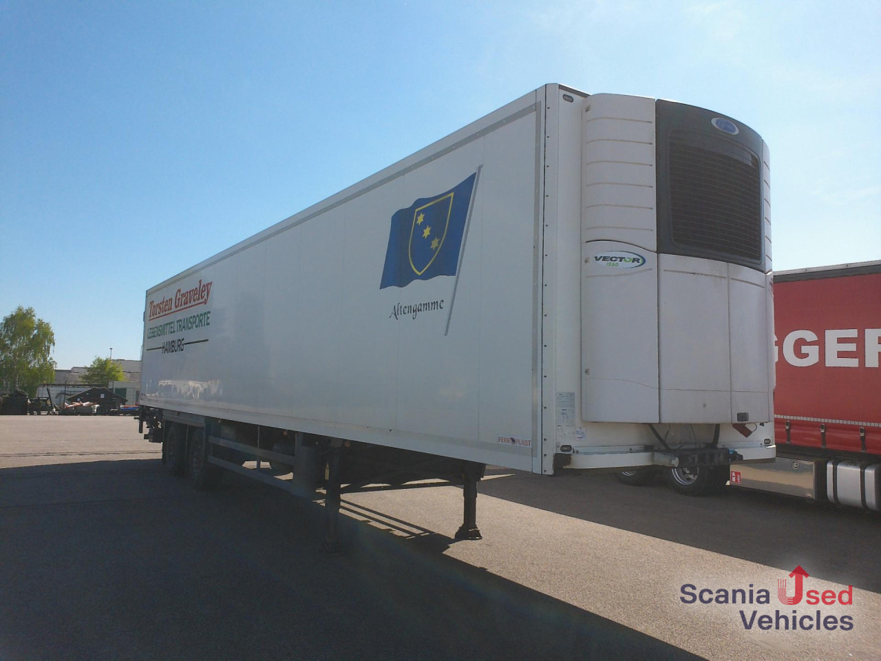 SCHMITZ FD-Aufbau m. Carrier Vector 1550 nur 5516 h - Külmutiga poolhaagis: pilt 1 SCHMITZ FD-Aufbau m. Carrier Vector 1550 nur 5516 h - Külmutiga poolhaagis: pilt 1