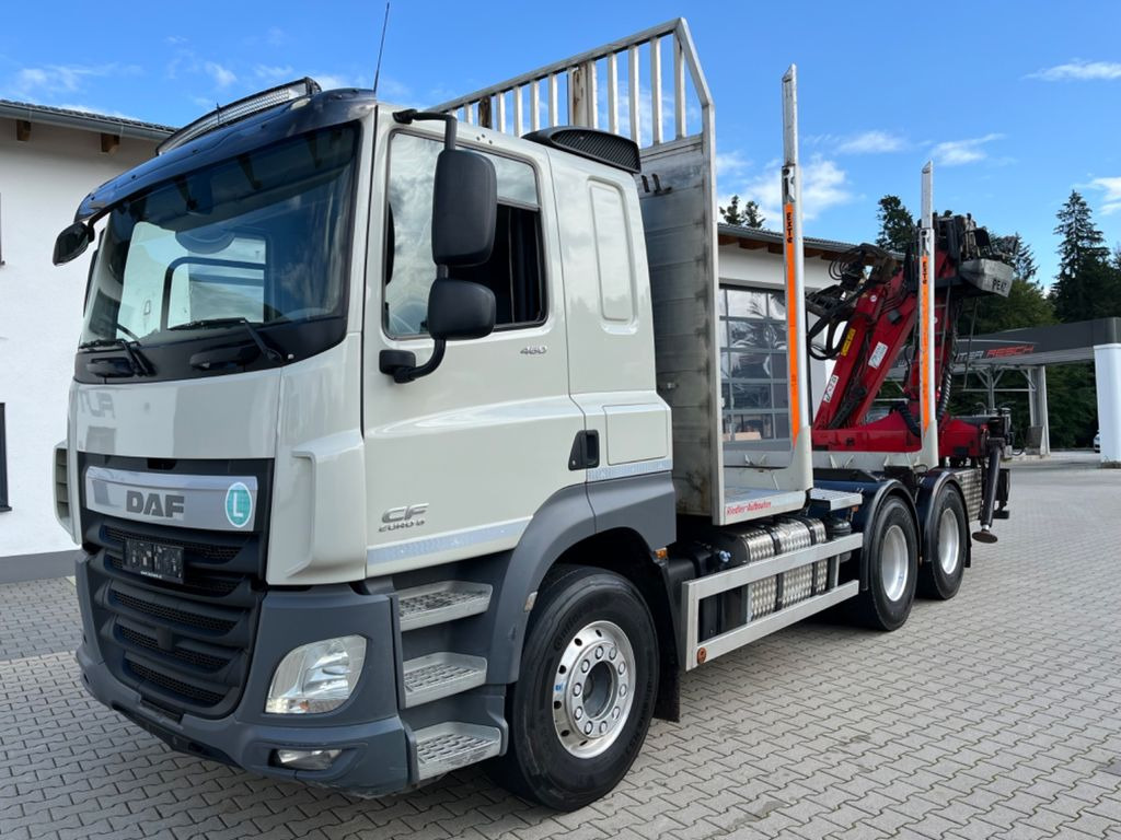 DAF CF 460 6x4 mit Riedler Holzaufb. Penz Kran 12Z DAF CF 460 6x4 mit Riedler Holzaufb. Penz Kran 12Z - Metsaveok, Kraanaga veoauto: pilt 4 DAF CF 460 6x4 mit Riedler Holzaufb. Penz Kran 12Z DAF CF 460 6x4 mit Riedler Holzaufb. Penz Kran 12Z - Metsaveok, Kraanaga veoauto: pilt 4