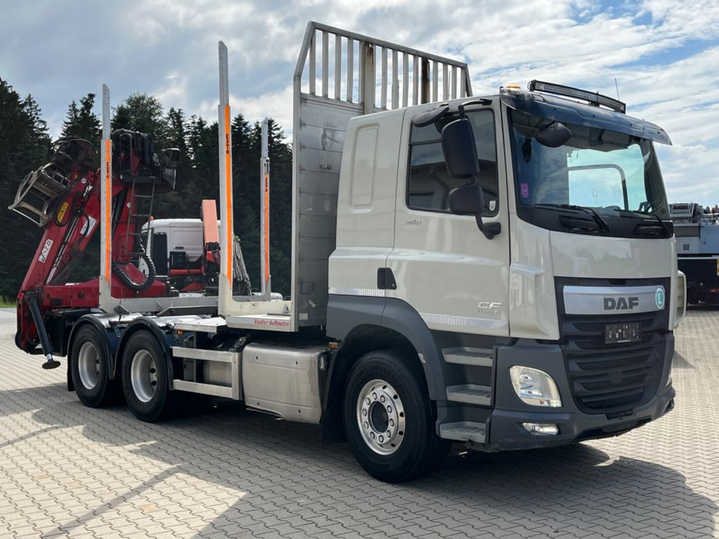 DAF CF 460 6x4 mit Riedler Holzaufb. Penz Kran 12Z DAF CF 460 6x4 mit Riedler Holzaufb. Penz Kran 12Z - Metsaveok, Kraanaga veoauto: pilt 2 DAF CF 460 6x4 mit Riedler Holzaufb. Penz Kran 12Z DAF CF 460 6x4 mit Riedler Holzaufb. Penz Kran 12Z - Metsaveok, Kraanaga veoauto: pilt 2