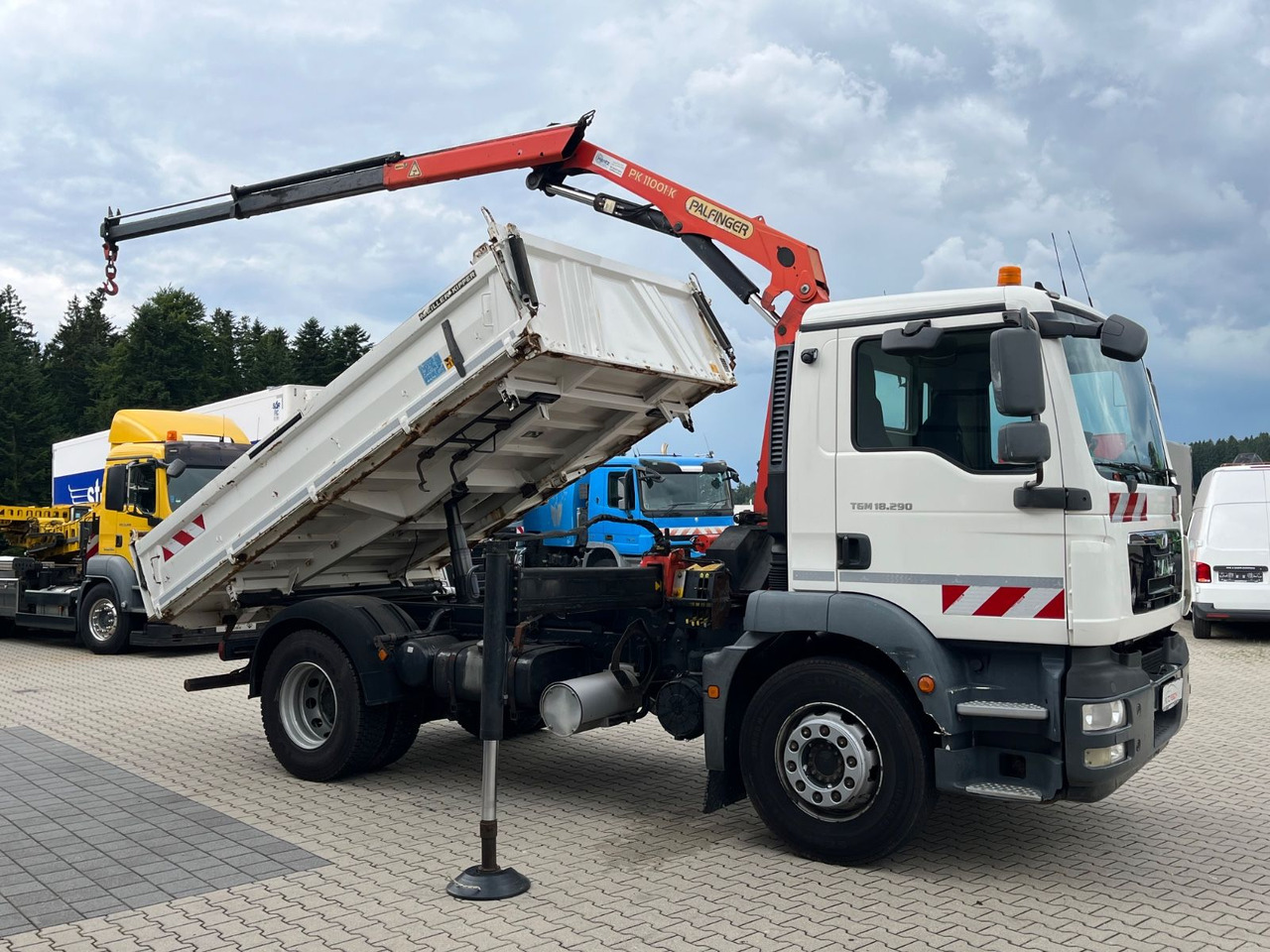 MAN TGM 18.290 Kipper Kran Palfinger PK 11001 - Kallurauto, Kraanaga veoauto: pilt 3 MAN TGM 18.290 Kipper Kran Palfinger PK 11001 - Kallurauto, Kraanaga veoauto: pilt 3