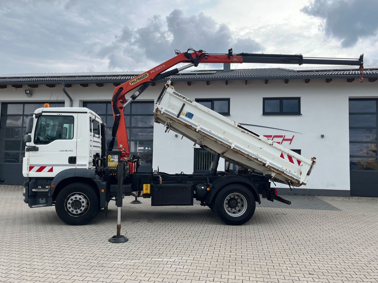MAN TGM 18.290 Kipper Kran Palfinger PK 11001 - Kallurauto, Kraanaga veoauto: pilt 2 MAN TGM 18.290 Kipper Kran Palfinger PK 11001 - Kallurauto, Kraanaga veoauto: pilt 2