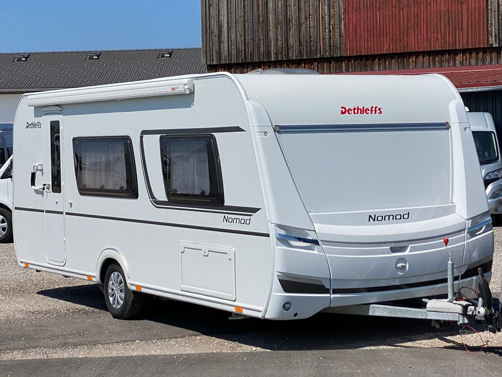 Dethleffs Nomad 520 ELT, Heckbad, SAT, Mover, Markise, ec - Haagissuvila: pilt 1 Dethleffs Nomad 520 ELT, Heckbad, SAT, Mover, Markise, ec - Haagissuvila: pilt 1