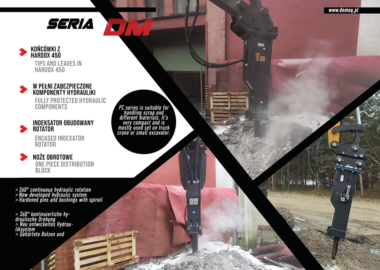 DEMOQ DM150 Hydraulic breaker 150 kg - Hüdrauliline haamer - Ekskavaator: pilt 2 DEMOQ DM150 Hydraulic breaker 150 kg - Hüdrauliline haamer - Ekskavaator: pilt 2