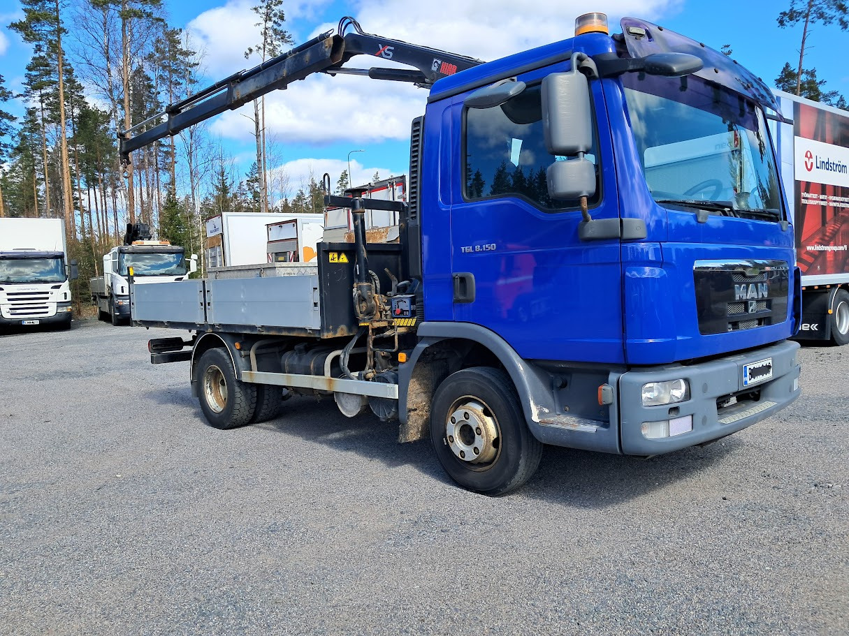 Man TGL 8.150 - Kraanaga veoauto: pilt 1 Man TGL 8.150 - Kraanaga veoauto: pilt 1