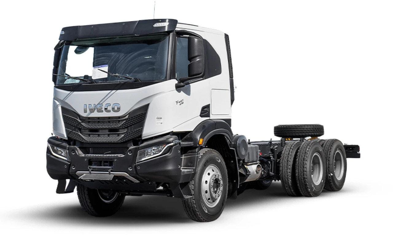 Iveco T-WAY AT380T43H 6x4 R20 Tyres Chassis - Barcelona Stock - Kabiinišassiiga veoauto: pilt 1 Iveco T-WAY AT380T43H 6x4 R20 Tyres Chassis - Barcelona Stock - Kabiinišassiiga veoauto: pilt 1