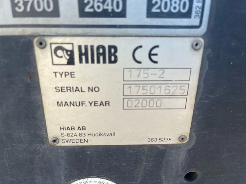 Kaiser HIAB 175, REMOTE control, retractable - Platvorm/ Madelpoolhaagis: pilt 5 Kaiser HIAB 175, REMOTE control, retractable - Platvorm/ Madelpoolhaagis: pilt 5