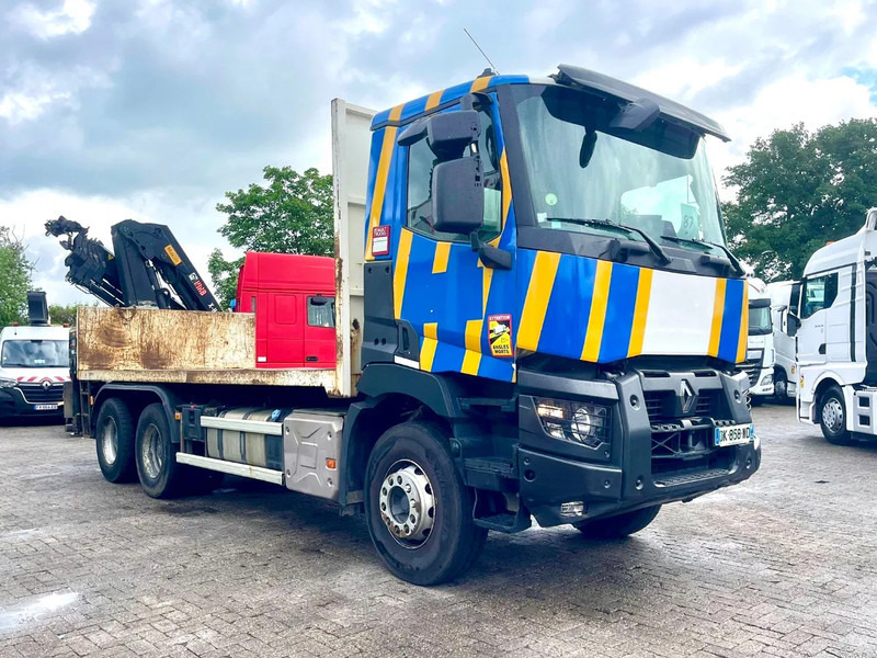 Renault C430 Bj 2018 HIAB X-HIDOU 18 8 , RETARDER, WHEELBASE 4.35M, NAVI - Kraanaga veoauto: pilt 1 Renault C430 Bj 2018 HIAB X-HIDOU 18 8 , RETARDER, WHEELBASE 4.35M, NAVI - Kraanaga veoauto: pilt 1