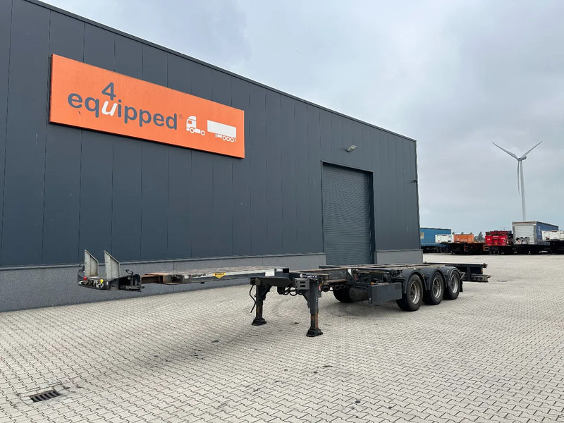 Konteinerveduk/ Tõstukiga poolhaagis Broshuis 3UCC-39/45 FLN, 45FT High Cube multi, BPW, liftaxle, NL-chassis, 2x available: pilt 1