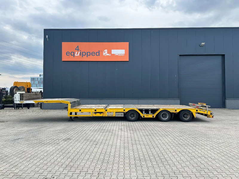Broshuis E-2190/27 lowloader, wheel well, 4,1m extendable, steering axle - Madal platvormpoolhaagis: pilt 3 Broshuis E-2190/27 lowloader, wheel well, 4,1m extendable, steering axle - Madal platvormpoolhaagis: pilt 3