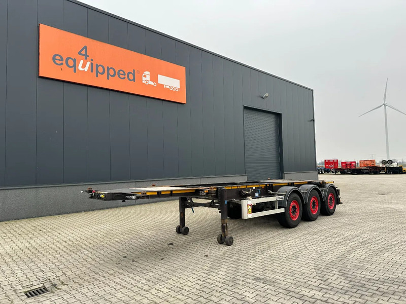 Burg 20FT ADR (EX/II, EX/III, FL, AT) Chassis, Empty weight : 3.690kg, SAF INTRADISC, 2x Liftaxle, NL-chassis, APK/ADR: 06-2025 - Konteinerveduk/ Tõstukiga poolhaagis: pilt 1 Burg 20FT ADR (EX/II, EX/III, FL, AT) Chassis, Empty weight : 3.690kg, SAF INTRADISC, 2x Liftaxle, NL-chassis, APK/ADR: 06-2025 - Konteinerveduk/ Tõstukiga poolhaagis: pilt 1