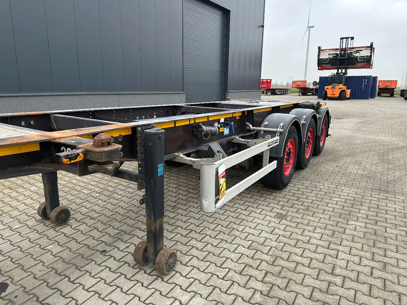 Konteinerveduk/ Tõstukiga poolhaagis Burg 20FT ADR (EX/II, EX/III, FL, AT) Chassis, Empty weight : 3.690kg, SAF INTRADISC, 2x Liftaxle, NL-chassis: pilt 11