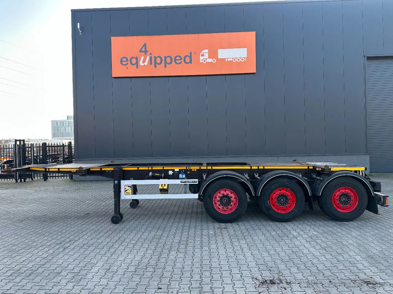 Burg 20FT ADR (EX/II, EX/III, FL, AT) Chassis, empty weight: 3.690kg, SAF INTRADISC, 2x Liftaxle, NL-chassis, APK/ADR: 08-2025 - Konteinerveduk/ Tõstukiga poolhaagis: pilt 2 Burg 20FT ADR (EX/II, EX/III, FL, AT) Chassis, empty weight: 3.690kg, SAF INTRADISC, 2x Liftaxle, NL-chassis, APK/ADR: 08-2025 - Konteinerveduk/ Tõstukiga poolhaagis: pilt 2