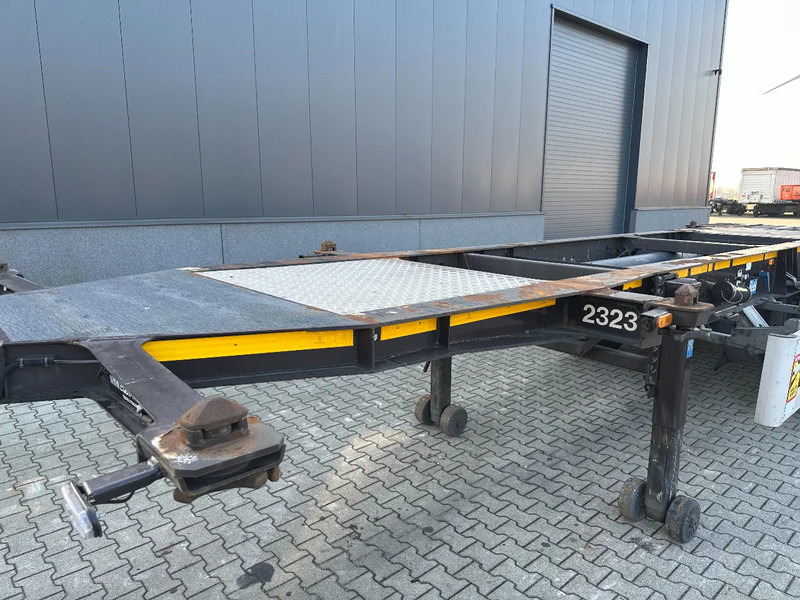 Konteinerveduk/ Tõstukiga poolhaagis Burg 20FT ADR (EX/II, EX/III, FL, AT), Leeggewicht: 3.690kg, SAF INTRADISC, 2x liftaxle, ALCOA, NL-Chassis: pilt 8