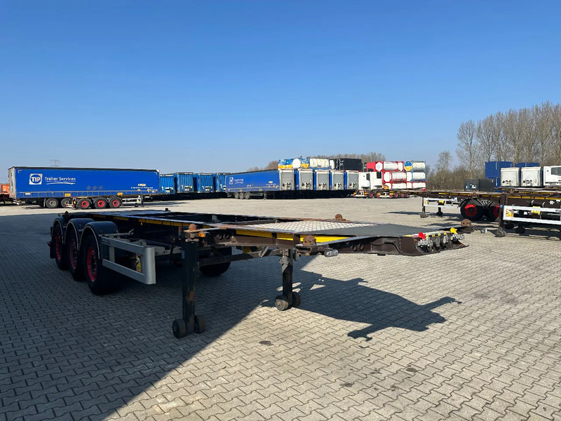 Konteinerveduk/ Tõstukiga poolhaagis Burg 20FT ADR (EX/II, EX/III, FL, AT), empty weight: 3.690kg, SAF INTRADISC, 2x liftaxle, ALCOA, NL-Chassis, APK/ADR: 07-2025: pilt 6