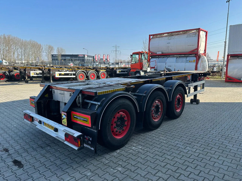 Konteinerveduk/ Tõstukiga poolhaagis Burg 20FT ADR (EX/II, EX/III, FL, AT), empty weight: 3.690kg, SAF INTRADISC, 2x liftaxle, ALCOA, NL-Chassis, APK/ADR: 07-2025: pilt 7