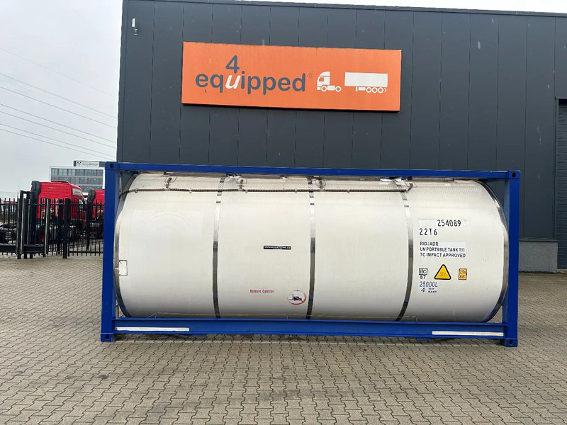 CIMC 20FT ISO, 25.060L / 1-COMP / 3 BAFFELS / T11 / 4 manholes / ADR valid until 10/2027 - Säilitusmahuti: pilt 2 CIMC 20FT ISO, 25.060L / 1-COMP / 3 BAFFELS / T11 / 4 manholes / ADR valid until 10/2027 - Säilitusmahuti: pilt 2