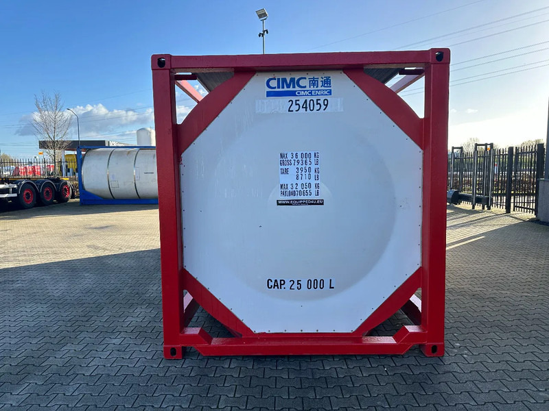 CIMC 20FT ISO, 25.080L / 1-COMP / 3 BAFFELS / T12 / 4 manholes / ADR valid until 12/2026 - Säilitusmahuti: pilt 5 CIMC 20FT ISO, 25.080L / 1-COMP / 3 BAFFELS / T12 / 4 manholes / ADR valid until 12/2026 - Säilitusmahuti: pilt 5