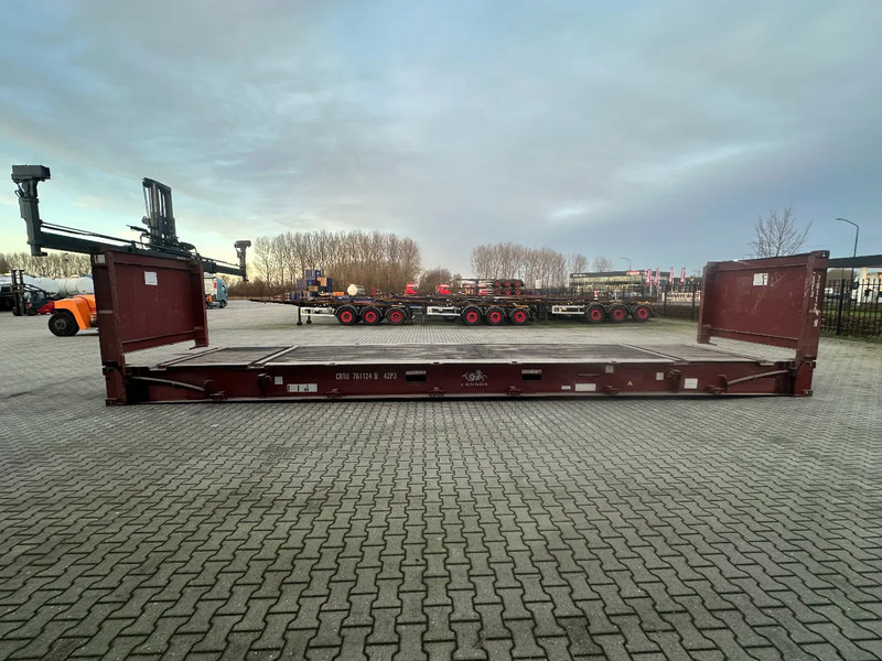 CIMC 40FT FLATRACK FLUSH FOLDING / CSC: 10/2027 / 10x available - Merekonteiner: pilt 3 CIMC 40FT FLATRACK FLUSH FOLDING / CSC: 10/2027 / 10x available - Merekonteiner: pilt 3