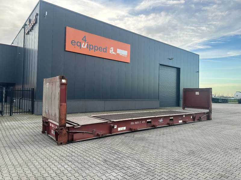 CIMC 40FT FLATRACK FLUSH FOLDING / CSC: 10/2027 / 10x available - Merekonteiner: pilt 1 CIMC 40FT FLATRACK FLUSH FOLDING / CSC: 10/2027 / 10x available - Merekonteiner: pilt 1