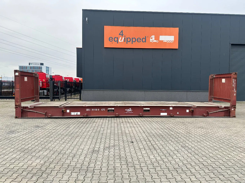 CIMC 40FT FLATRACK FLUSH FOLDING / CSC: 10/2027 / 10x available - Merekonteiner: pilt 2 CIMC 40FT FLATRACK FLUSH FOLDING / CSC: 10/2027 / 10x available - Merekonteiner: pilt 2