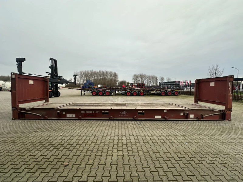 CIMC 40FT FLATRACK FLUSH FOLDING / CSC: 10/2027 / 10x available - Merekonteiner: pilt 3 CIMC 40FT FLATRACK FLUSH FOLDING / CSC: 10/2027 / 10x available - Merekonteiner: pilt 3