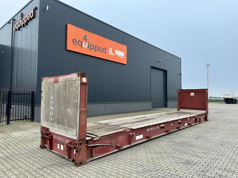 CIMC 40FT FLATRACK FLUSH FOLDING / CSC-test: 12/2027 / 10x available - Merekonteiner: pilt 1 CIMC 40FT FLATRACK FLUSH FOLDING / CSC-test: 12/2027 / 10x available - Merekonteiner: pilt 1