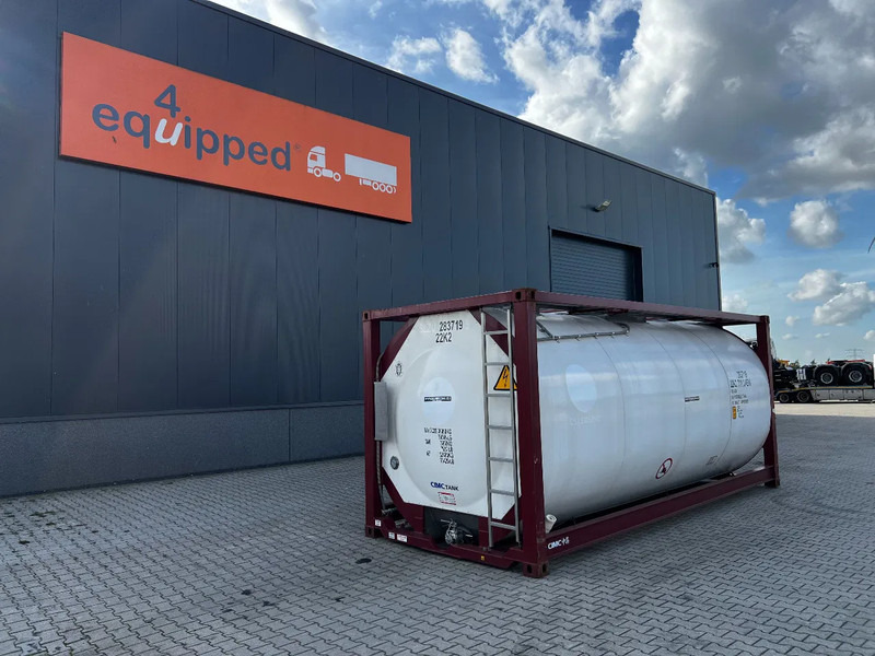 CIMC UNUSED, BOTH FOOD STUFF/CHEMICAL USE, 20FT ISO, 25.000L, L4BN, UN Portable, T11, test: 12-2026 - Säilitusmahuti: pilt 1 CIMC UNUSED, BOTH FOOD STUFF/CHEMICAL USE, 20FT ISO, 25.000L, L4BN, UN Portable, T11, test: 12-2026 - Säilitusmahuti: pilt 1