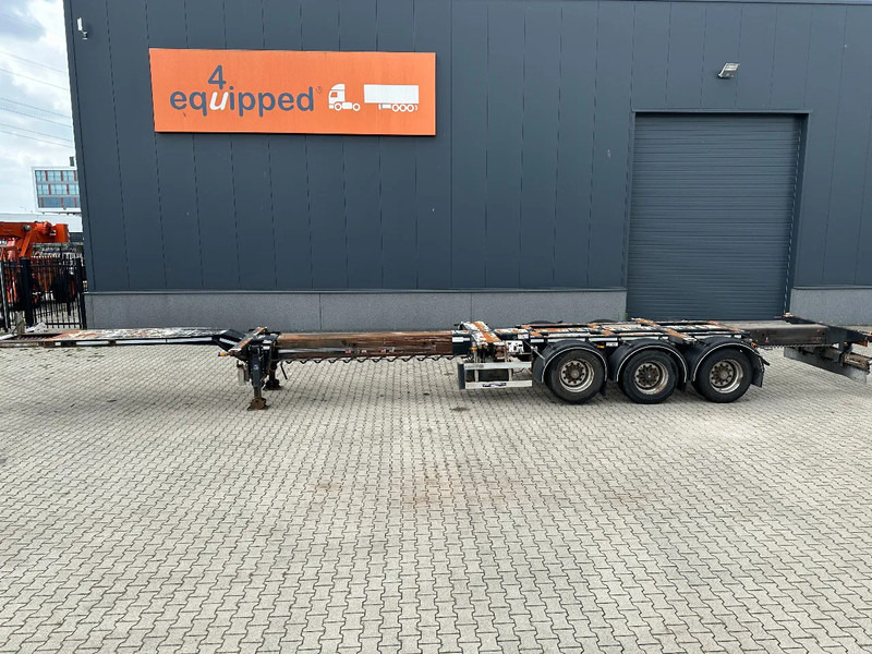 D-Tec FLEXITRAILER, 45FT HC MULTI, SAF + drum, liftaxle, NL-chassis - Konteinerveduk/ Tõstukiga poolhaagis: pilt 3 D-Tec FLEXITRAILER, 45FT HC MULTI, SAF + drum, liftaxle, NL-chassis - Konteinerveduk/ Tõstukiga poolhaagis: pilt 3